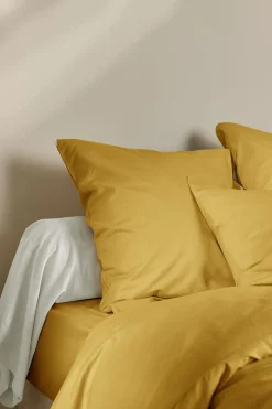 Housses De Couette>Camif Housse de couette coton lin Valentine - - 140 x 200 cm Curry