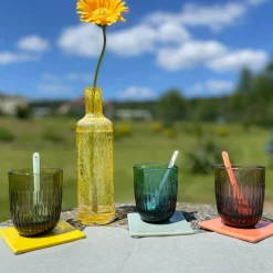 Verres|Verres>Camif LA ROCHERE Lot de 6 gobelets colorés Ouessant - Anthracite