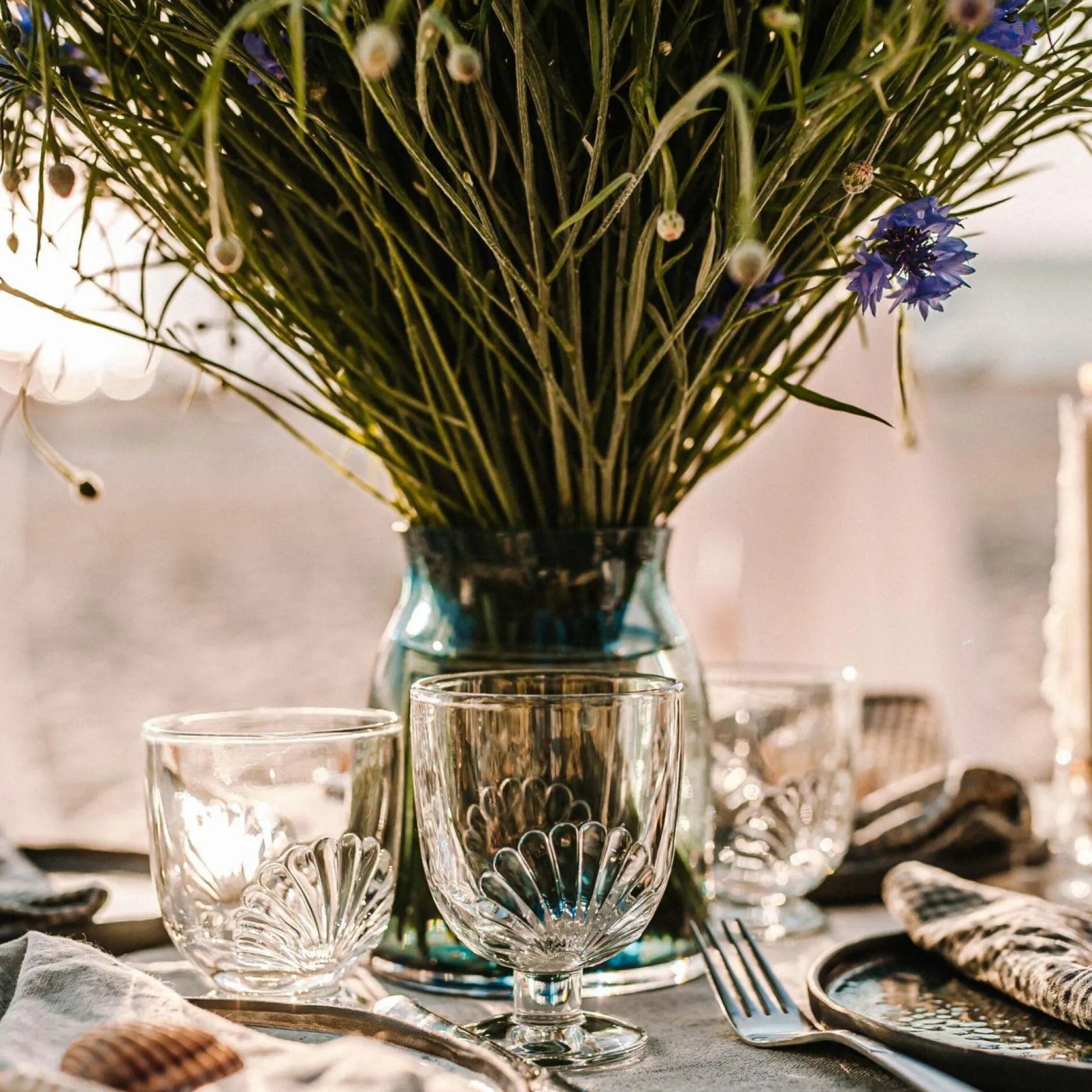 Verres|Verres>Camif LA ROCHERE Lot de 6 verres à pied Belle île