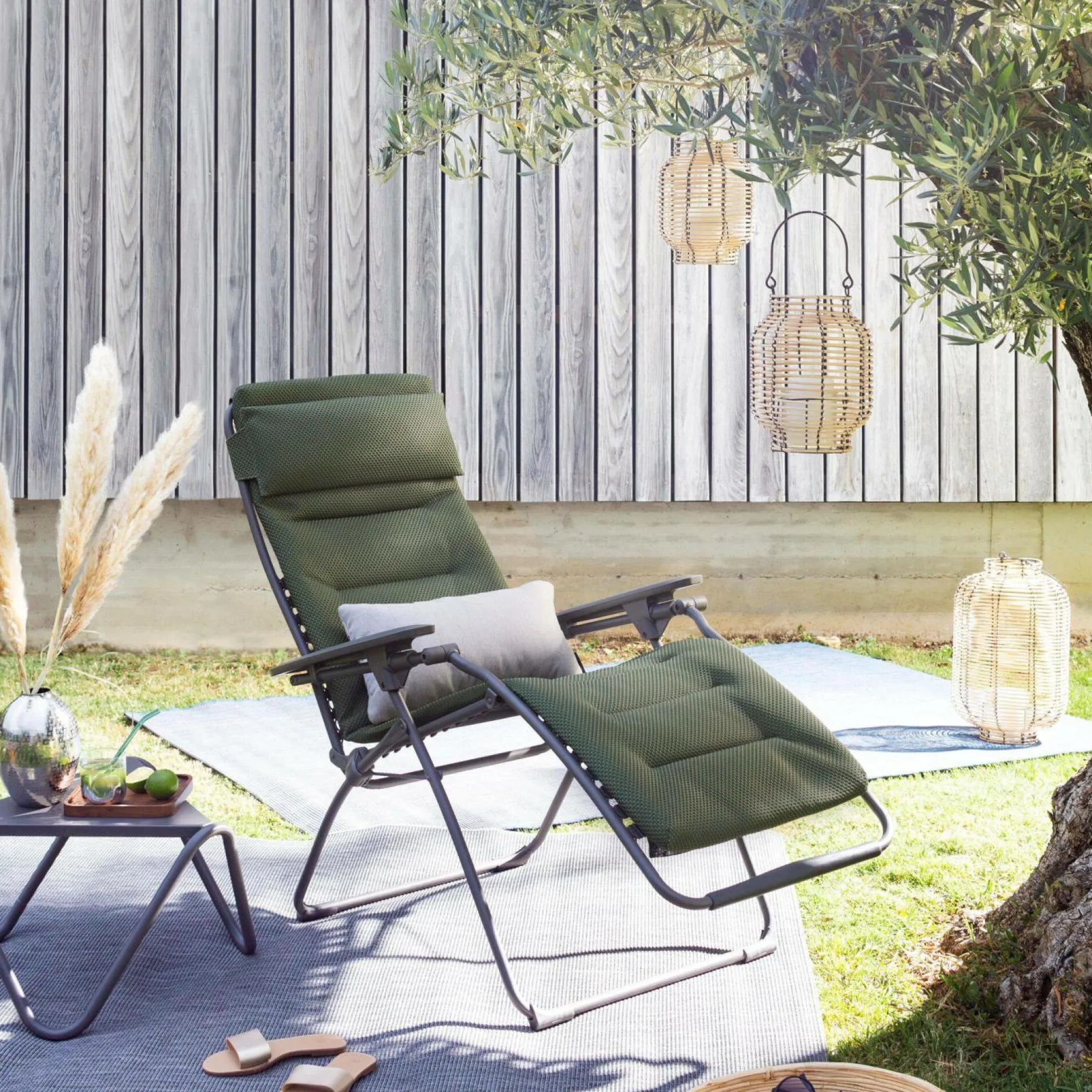 Transats Et Relax>Camif LAFUMA Fauteuil Relax Pliant Futura BeComfort® - Argent