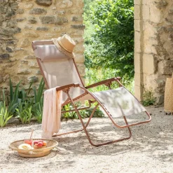 Transats Et Relax>Camif LAFUMA Fauteuil Relax Pliant R Clip Colorblock - Canyon