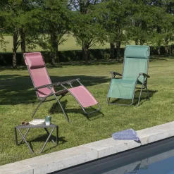 Transats Et Relax>Camif LAFUMA Fauteuil Relax Pliant R Clip - Cerisier