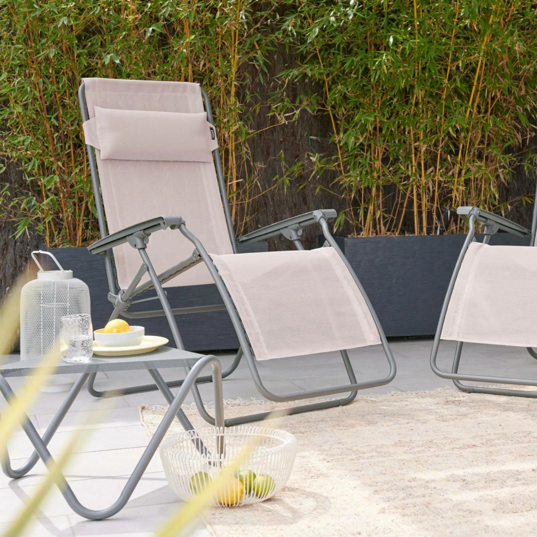 Transats Et Relax>Camif LAFUMA Fauteuil Relax Pliant R Clip - Magnolia