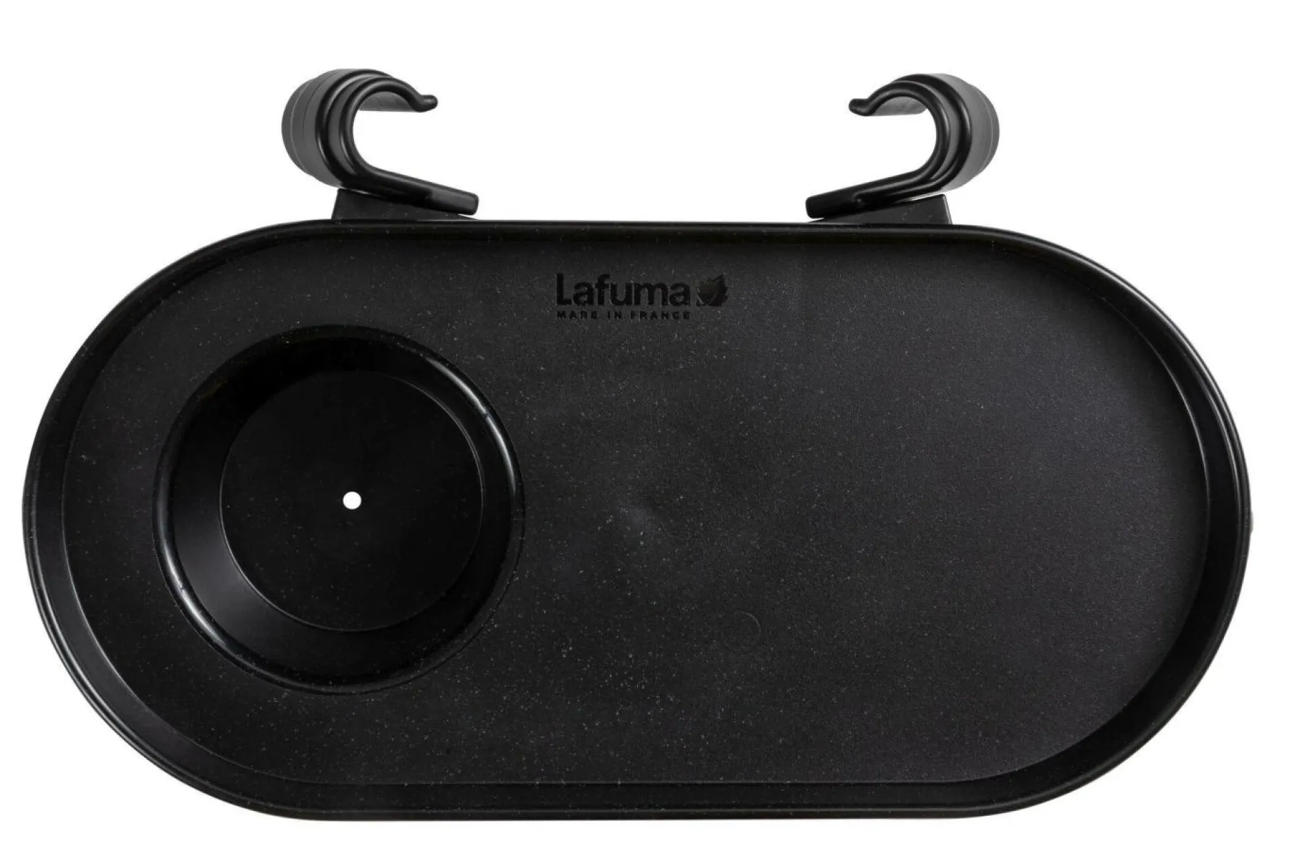 Accessoires Transats>Camif LAFUMA Tablette Porte Gobelet Recyclée Pour Fauteuil Relax - Noir