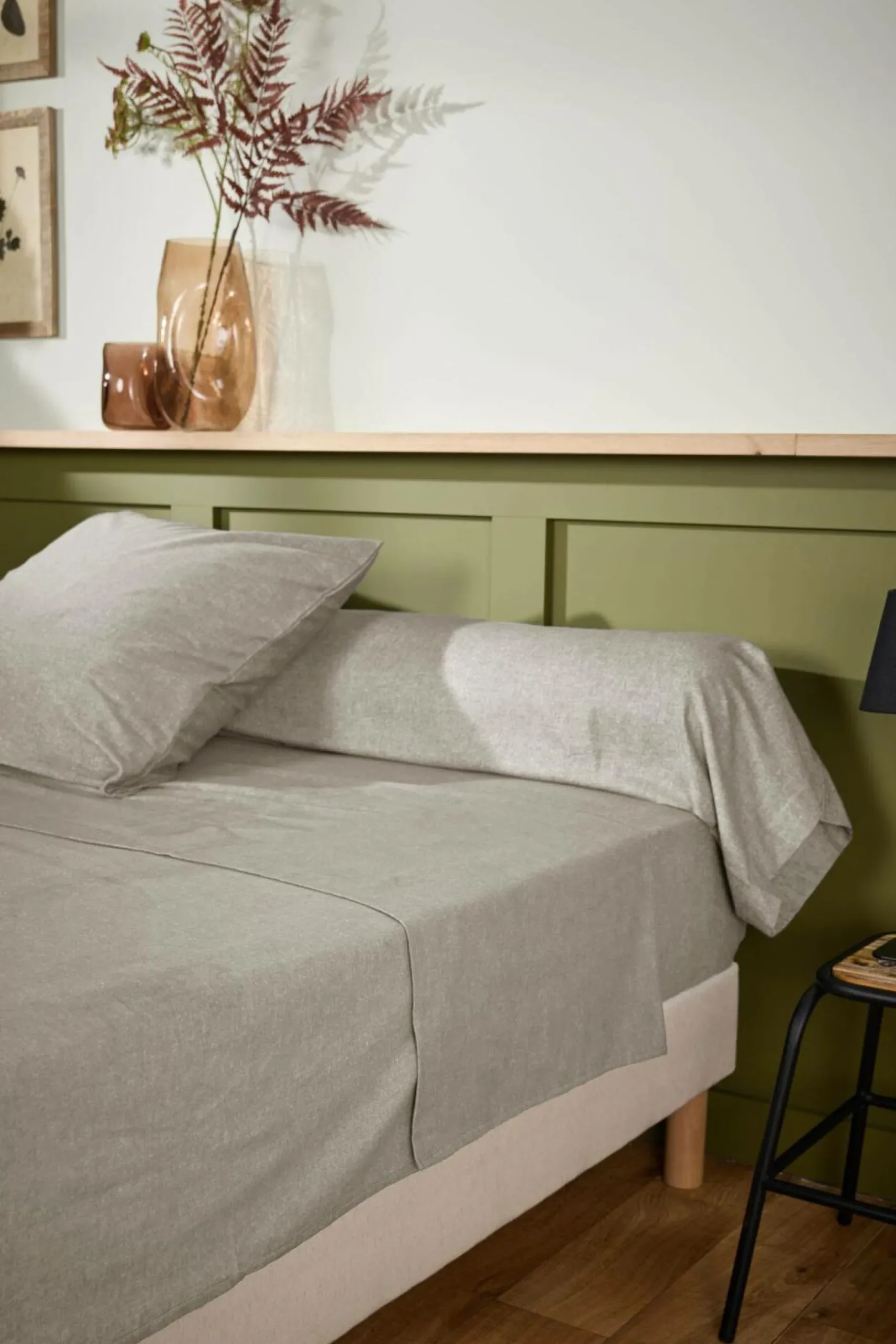 Draps>Camif LASA HOME Drap plat coton flanelle Livia - - 270 x 300 cm Lin