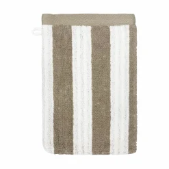 Gants De Toilette>Camif LASA HOME Lot de 2 gants de toilette coton Lucia - Marron