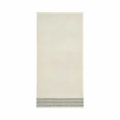 Serviettes De Bain>Camif LASA HOME Serviette de bain coton Léontina, écorce - - 100 x 150 cm Ecorce