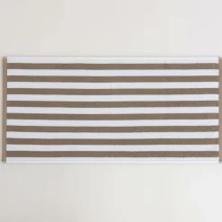 Serviettes De Bain>Camif LASA HOME Serviette de bain coton recyclé Lucia - - 100 x 150 cm Marron