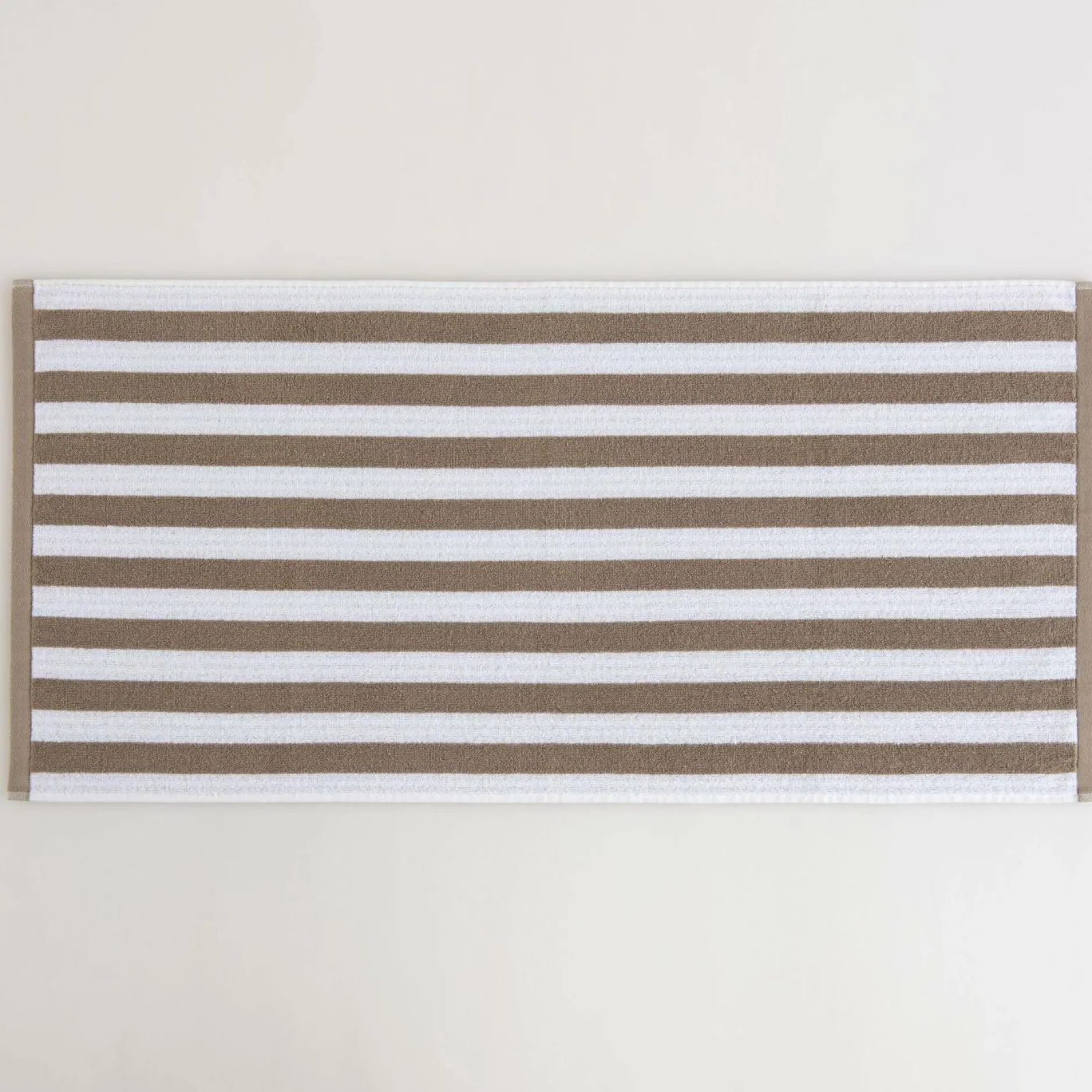 Serviettes De Bain>Camif LASA HOME Serviette de bain coton recyclé Lucia - - 100 x 150 cm Marron