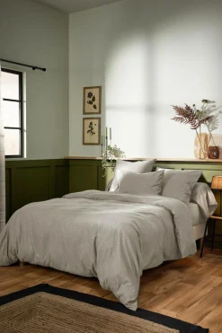 Taies D'Oreiller>Camif LASA HOME Taie de traversin coton flanelle Livia - Lin