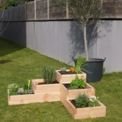 Carrés De Potager>Camif LE CARRE FANTASTIK Carré de Potager 3 Niveaux Volcanik en Bois