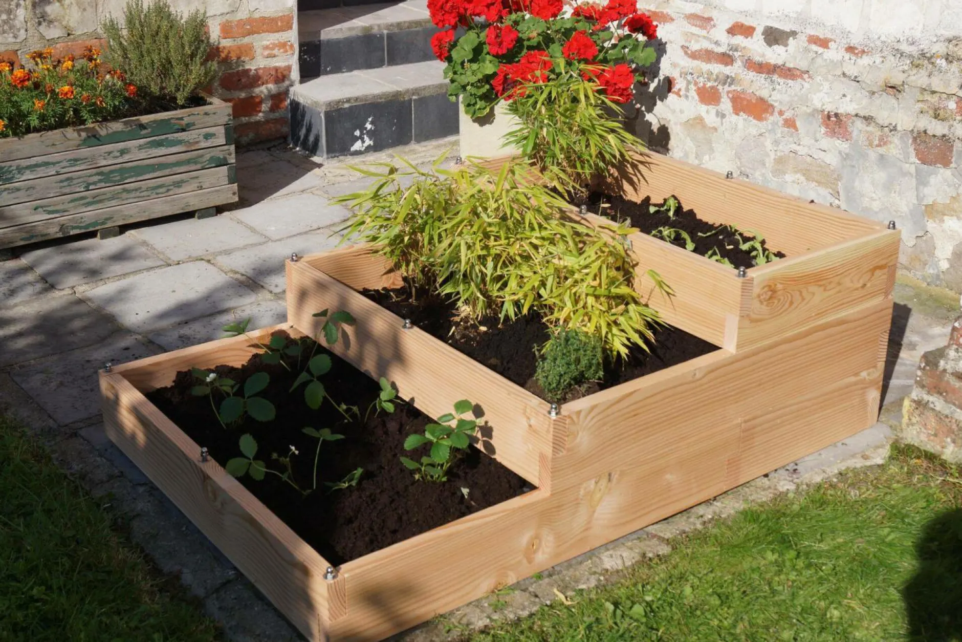 Carrés De Potager>Camif LE CARRE FANTASTIK Carré de Potager 3 Niveaux Big Triptik en Bois