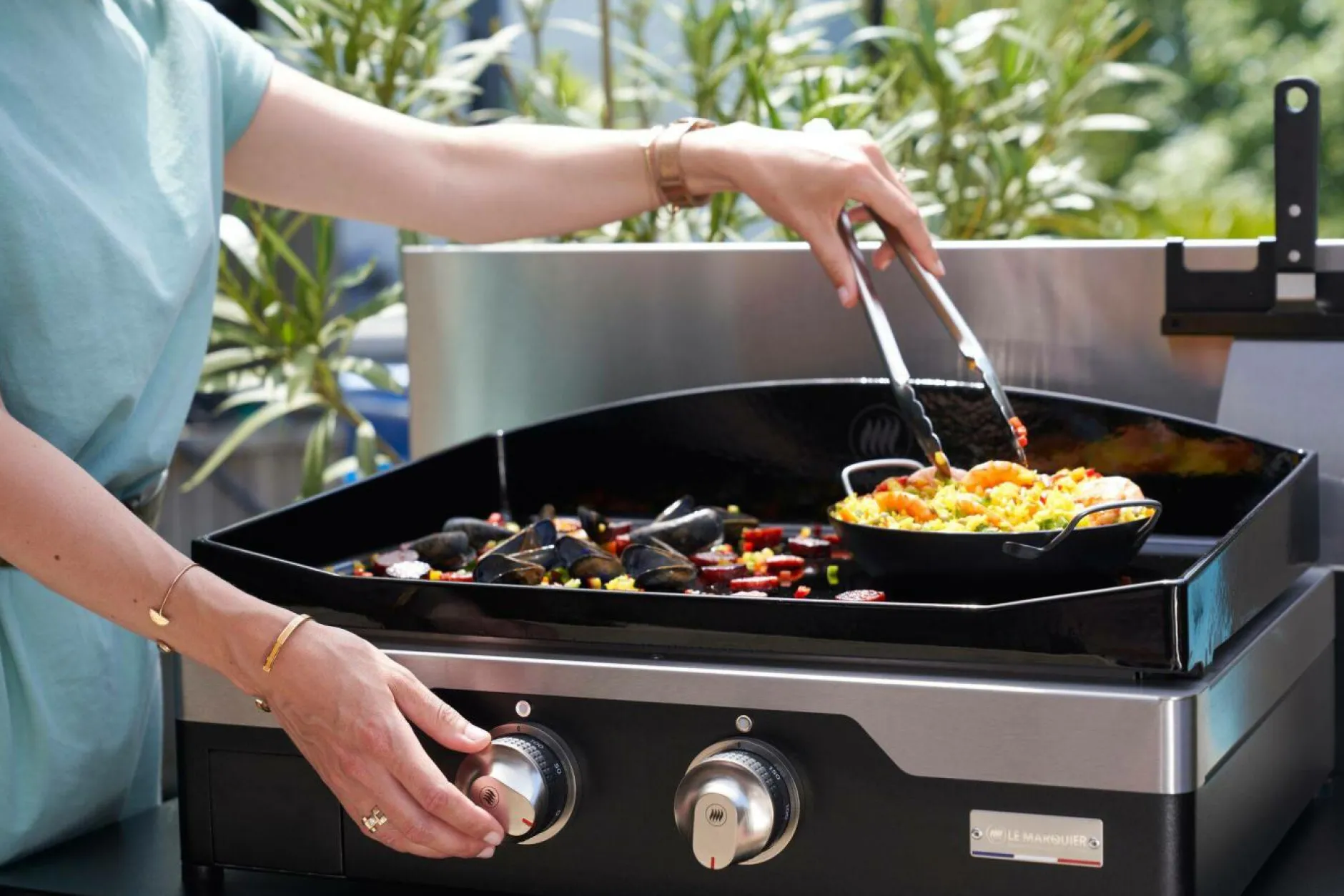 Cuisines D'Extérieur>Camif LE MARQUIER Crédence Centrale pour Cuisine d'Extérieur en Inox