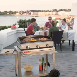 Dessertes Planchas>Camif LE MARQUIER Desserte Exclusive Ingénieuse en Inox