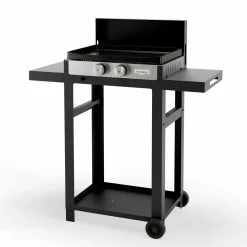 Ensembles Planchas Et Dessertes>Camif LE MARQUIER Ensemble Plancha et Chariot La Plancha Française Gaz Acier Inox