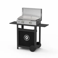 Ensembles Planchas Et Dessertes>Camif LE MARQUIER Ensemble Plancha, Chariot et Couvercle La Plancha Inox Gaz 260