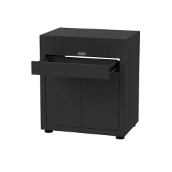 Cuisines D'Extérieur>Camif LE MARQUIER Meuble avec Tiroir pour Cuisine d'Extérieur 80 x 55 cm - Noir