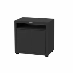 Cuisines D'Extérieur>Camif LE MARQUIER Meuble Cuisson avec Tablette pour Cuisine d'Extérieur 80 x 55 cm en Acier - Noir