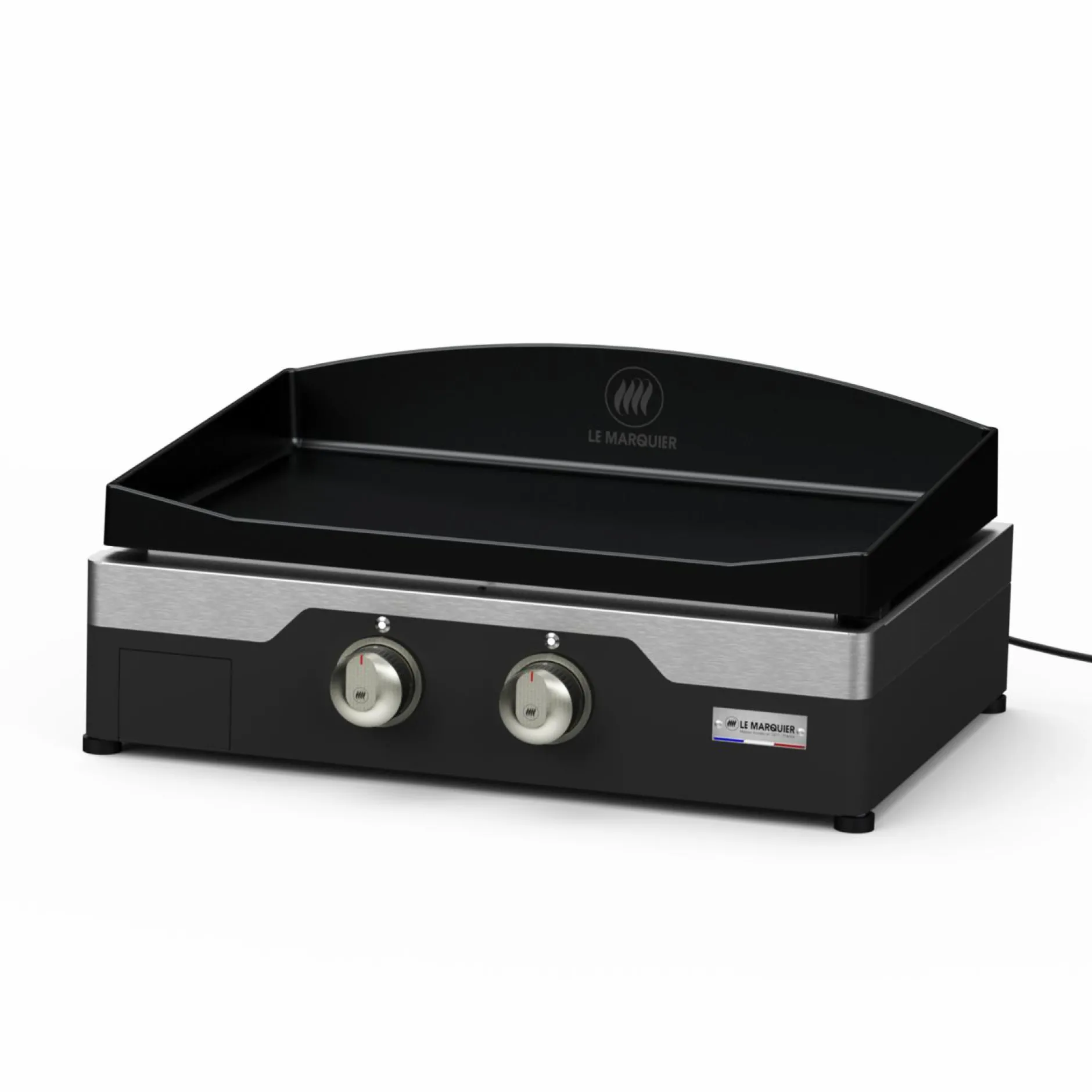Planchas>Camif LE MARQUIER Plancha Allure Électrique 260 Duo en Inox et Acier Noir