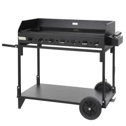 Ensembles Planchas Et Dessertes>Camif LE MARQUIER Plancha gaz Exception Pakita sur chariot