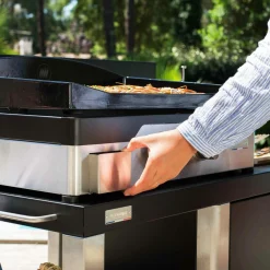 Planchas>Camif LE MARQUIER Plancha Signature Allure 260 Duo en Acier Noir et Inox