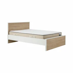 Lits Avec Rangement|Lits Avec Rangement>Camif Lit avec tiroir de rangement en option décor bois Palerme - 140 x 190/200 cm