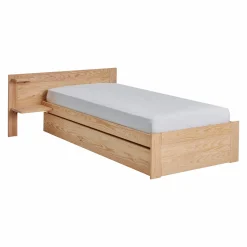 Chambres Enfant|Chambres Enfant>Camif Lit bois massif avec tiroir de rangement en option Etienne - Naturel