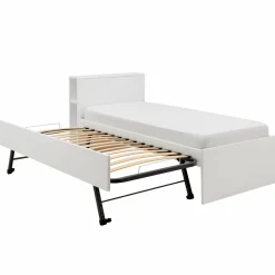 Lits Gigognes|Lits Gigognes>Camif Lit gigogne bois massif Sebastian - Blanc