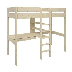 Chambres Enfant|Chambres Enfant>Camif Lit mezzanine + fauteuil extensible Tim - Naturel