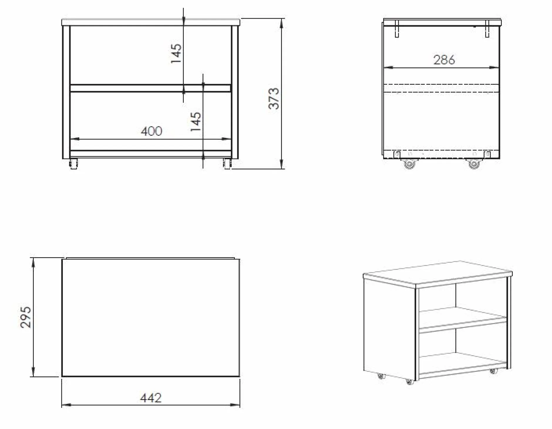 Lits Avec Rangement|Lits Avec Rangement>Camif Lit rangement bois massif Tara - - 140 x 200 cm Miel