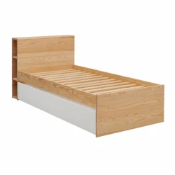Chambres Enfant|Chambres Enfant>Camif Lit rangement bois massif Sebastian - Bois/Blanc