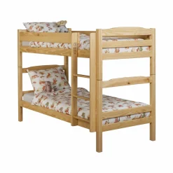 Chambres Enfant|Chambres Enfant>Camif Lits superposés - séparables bois massif avec tiroir en option Iris - Naturel