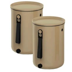 Composteurs D'Intérieur>Camif Lot de 2 composteurs interieur Bokashi Organko - Capuccino