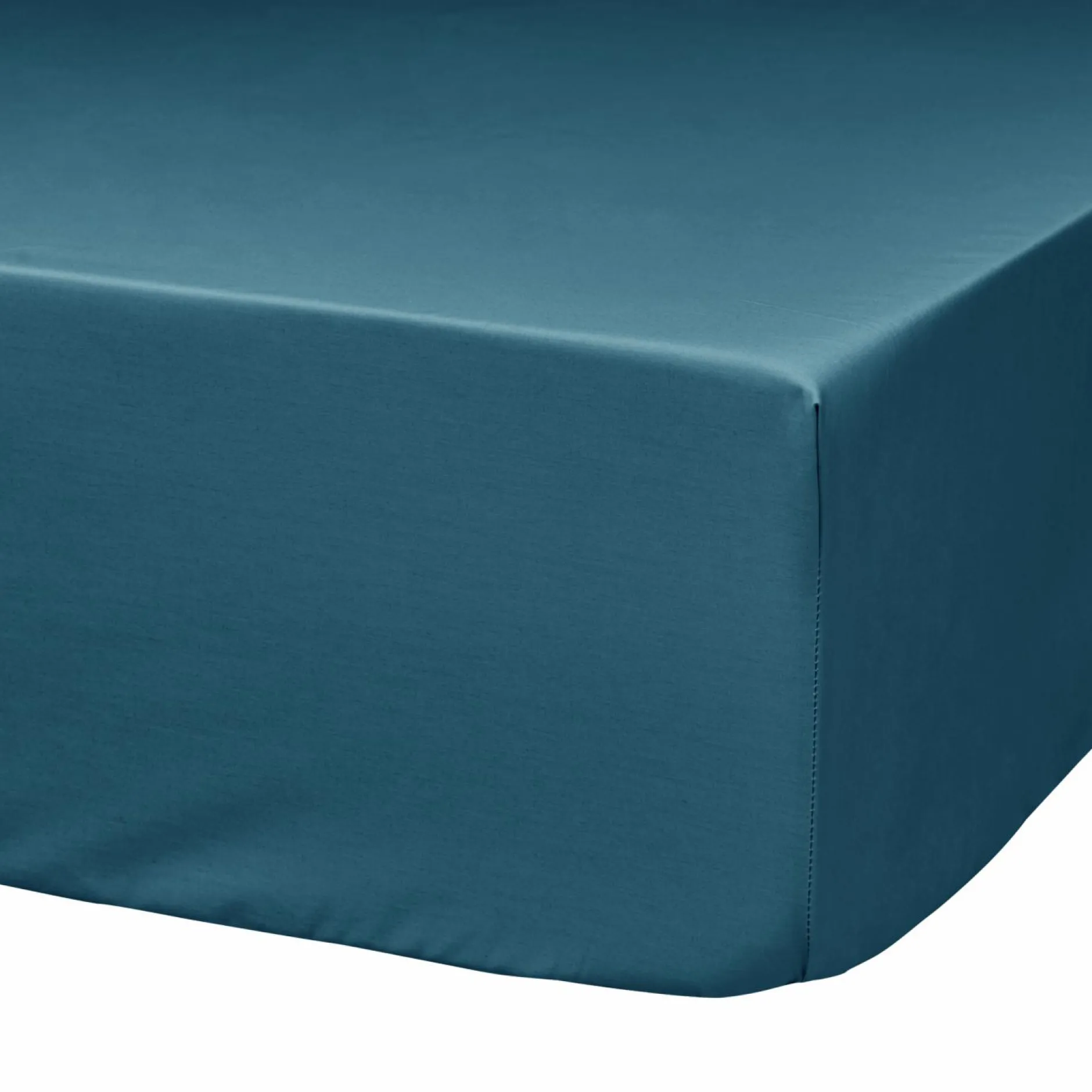 Draps Housse>Camif Lot de 2 draps housses bonnet 33 cm coton bio Fil & Sens - - 160 x 200 cm Bleu Minéral