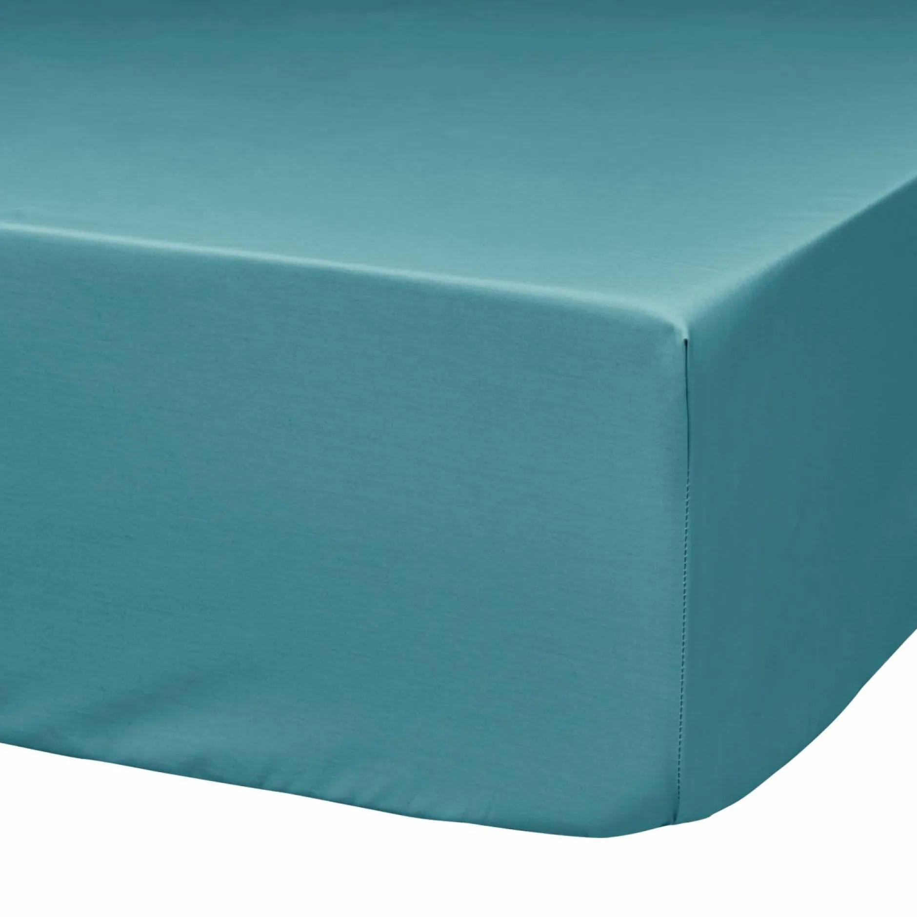 Draps Housse>Camif Lot de 2 draps housses bonnet 33 cm coton bio Fil & Sens - - 140 x 200 cm Bleu Lagon