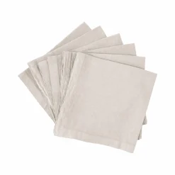 Serviettes De Table|Serviettes De Table>Camif Lot de 6 serviettes coton lin Eline - - 45 x 45 cm Galuchat