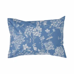 Taies D'Oreiller>Camif Lot de 2 taies d'oreiller percale Passerage - - 50 x 70 cm Bleu