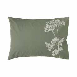Taies D'Oreiller>Camif Lot de 2 taies d'oreiller percale Angélique - - 50 x 70 cm Vert