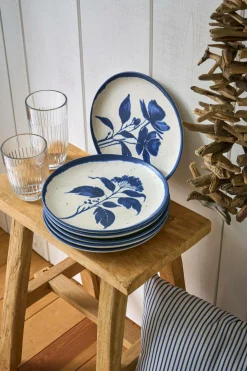 Assiettes|Assiettes>Camif MARIA PT TERRACOTA Lot de 6 Assiettes plates Achillée Campo