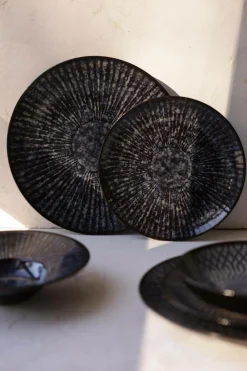 Assiettes|Assiettes>Camif MARIA PT TERRACOTA Lot de 6 Assiettes à risotto Canelé Anadia