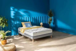 Ensembles 90 X 190 Cm|Ensembles 160 X 200 Cm>Camif MERINOS Ensemble sommier et matelas Sweety - - 90 x 190 cm Gris