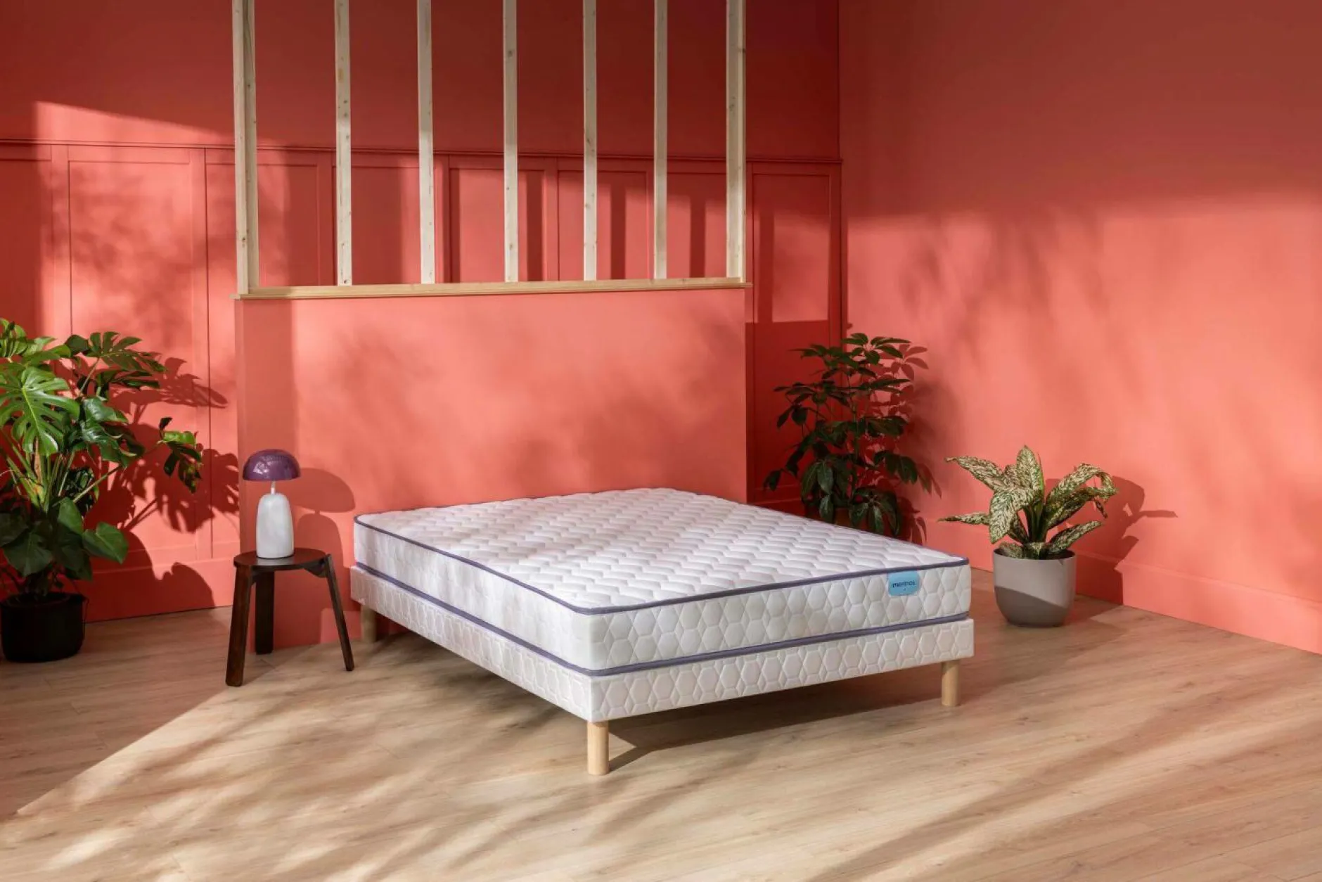 Ensembles 90 X 190 Cm|Ensembles 160 X 200 Cm>Camif MERINOS Ensemble sommier et matelas Natty - 90 x 190 cm