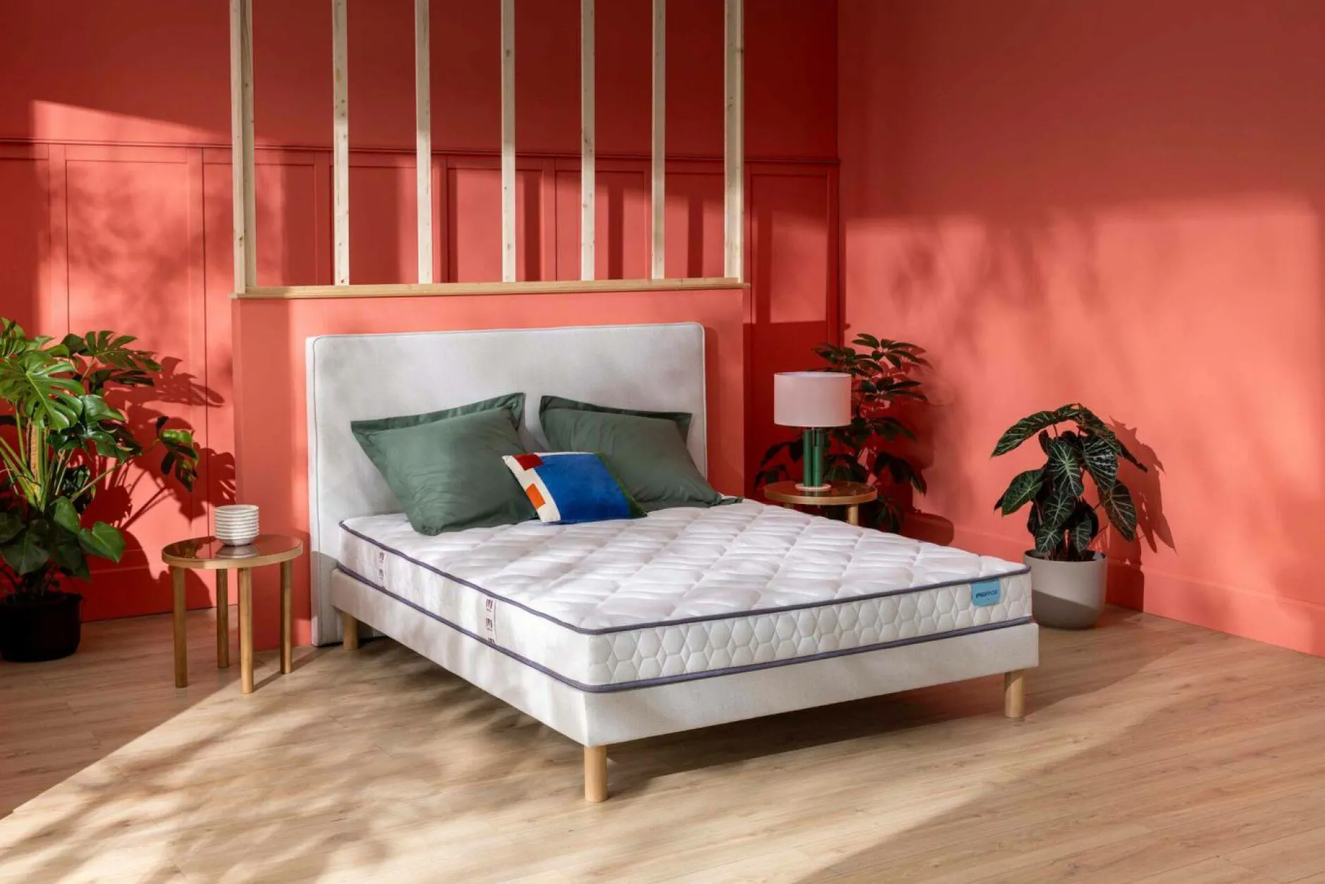 Matelas 90 X 190 Cm|Matelas 140 X 190 Cm>Camif MERINOS Matelas latex 19 cm Happy Lit - 120 x 190 cm