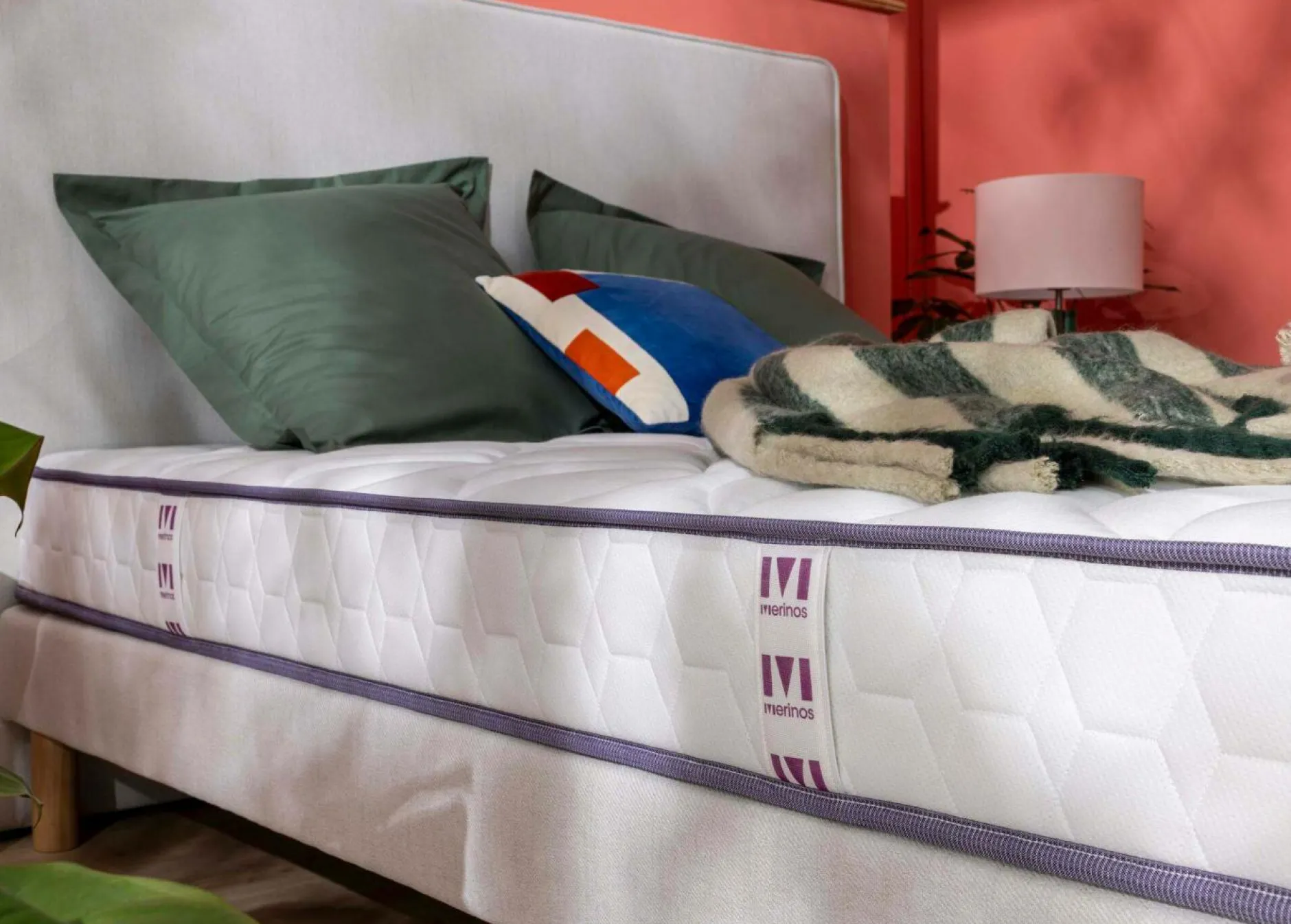 Matelas 90 X 190 Cm|Matelas 140 X 190 Cm>Camif MERINOS Matelas latex 19 cm Happy Lit - 120 x 190 cm