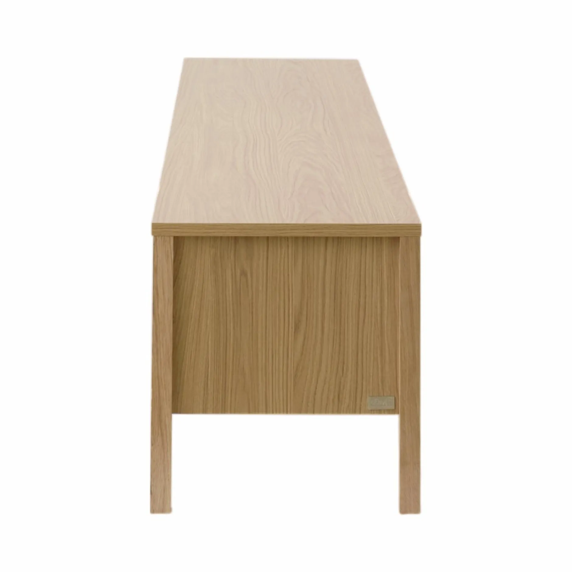 Meubles Tv>Camif Meuble TV 3 portes décor bois Simon