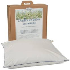Oreillers|Oreillers>Camif MILLE OREILLERS Oreiller ferme en sarrasin biologique - 60 x 60 cm