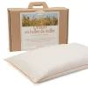 Oreillers|Oreillers>Camif MILLE OREILLERS Oreiller ferme en millet biologique - 40 x 60 cm