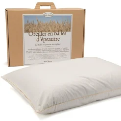 Oreillers|Oreillers>Camif MILLE OREILLERS Oreiller ferme d'épeautre biologique - 50 x 70 cm
