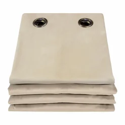 Rideaux Et Voilage|Rideaux Et Voilage>Camif MOONDREAM Rideau velours 3 en 1 phonique thermique occultant Marilou - Darjeling