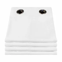 Rideaux Et Voilage|Rideaux Et Voilage>Camif MOONDREAM Rideau velours 3 en 1 phonique thermique occultant Marilou - Blanc